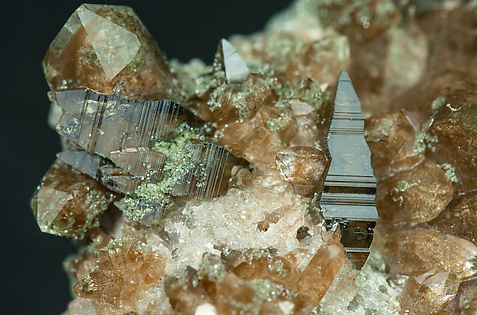 Anatase with Quartz and Chlorite. 