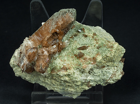 Anatase with Quartz and Chlorite. 